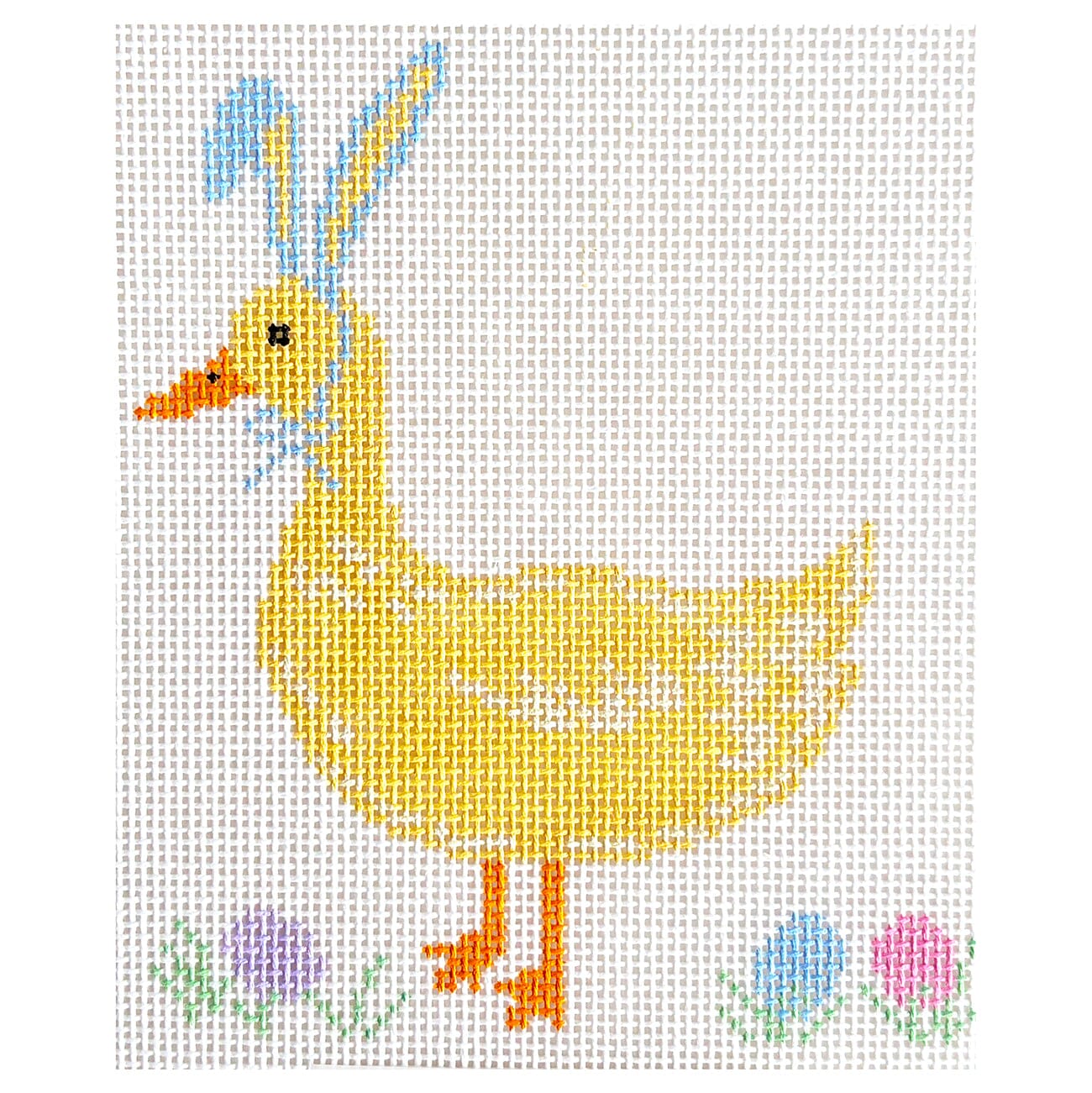 Easter Duck Painted Canvas Mopsey Designs  - 1