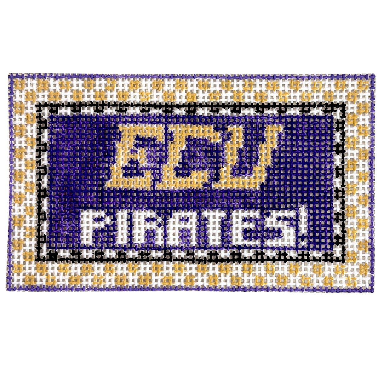 Eastern Carolina Pirates! Tiny Teams Painted Canvas Kathy Schenkel Designs  - 1