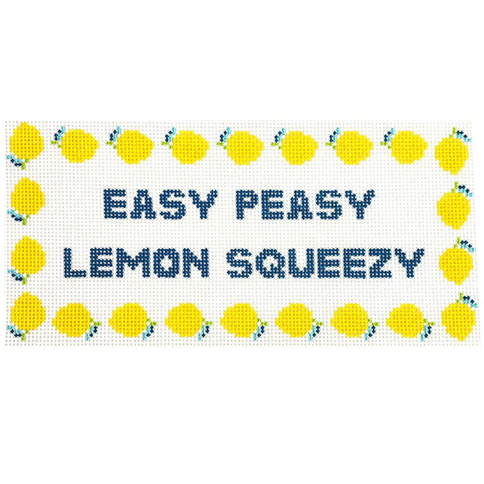 Easy Peasy Lemon Squeezy Painted Canvas Francis Abel Studio 