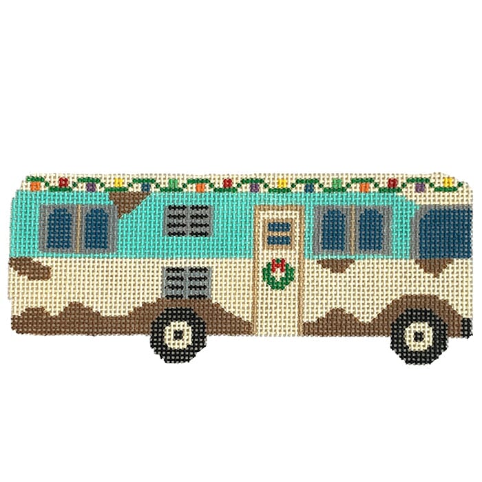 Eddie's RV Painted Canvas Stitch Rock Designs  - 1