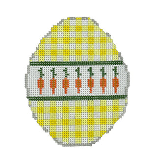 Egg 5   Carrots ABC Painted Canvas Atlantic Blue Canvas 
