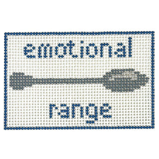 Emotional Range of a Teaspoon Painted Canvas Goodpoint Needlepoint 
