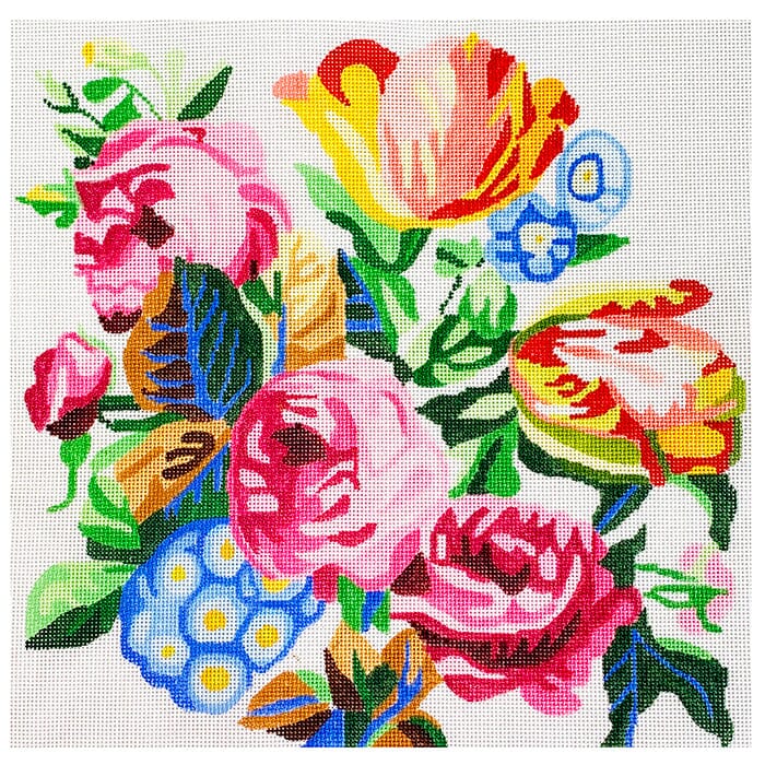 Empress Josephine Bouquet #2 Painted Canvas Jean Smith  - 1