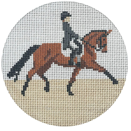 Equestrian Sport Series - Dressage Painted Canvas Spellbound Stitchery 