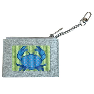 Everyday Leather Wallet   Ice Blue Leather Goods Rachel Barri Designs 
