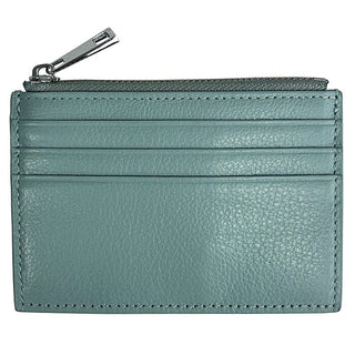 Everyday Leather Wallet   Robin's Egg Blue Leather Goods Rachel Barri Designs 
