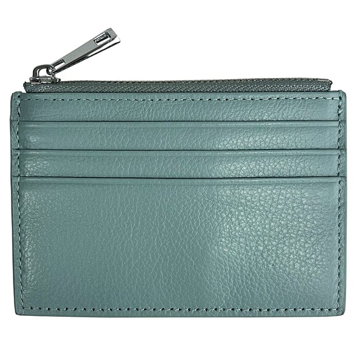 Everyday Leather Wallet   Robin's Egg Blue Leather Goods Rachel Barri Designs 
