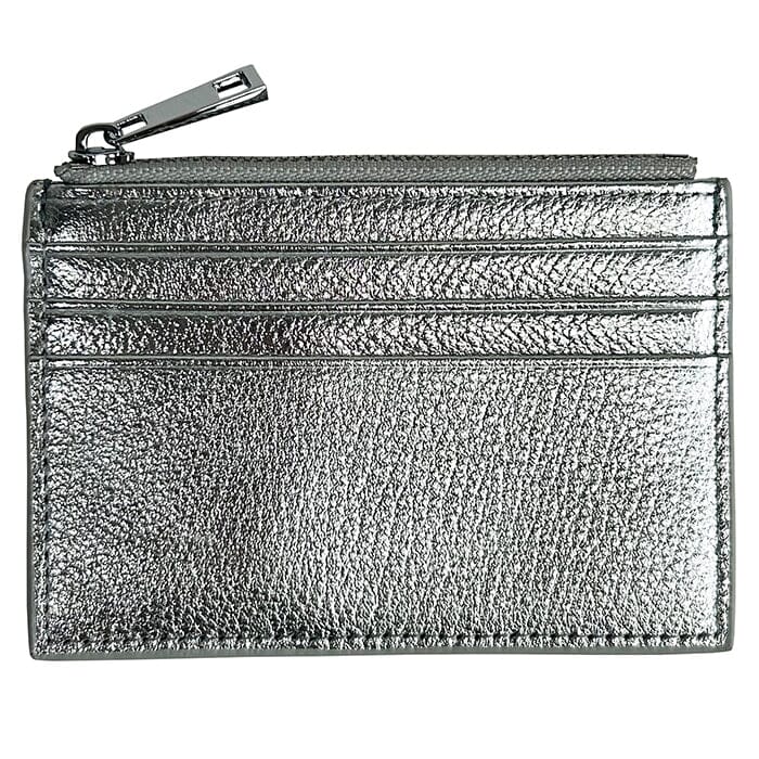 Everyday Leather Wallet - Silver Leather Goods Rachel Barri Designs 