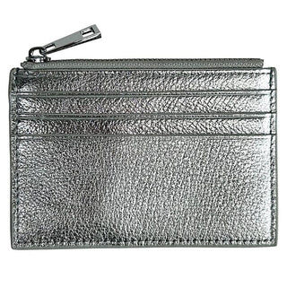 Everyday Leather Wallet   Silver Leather Goods Rachel Barri Designs 

