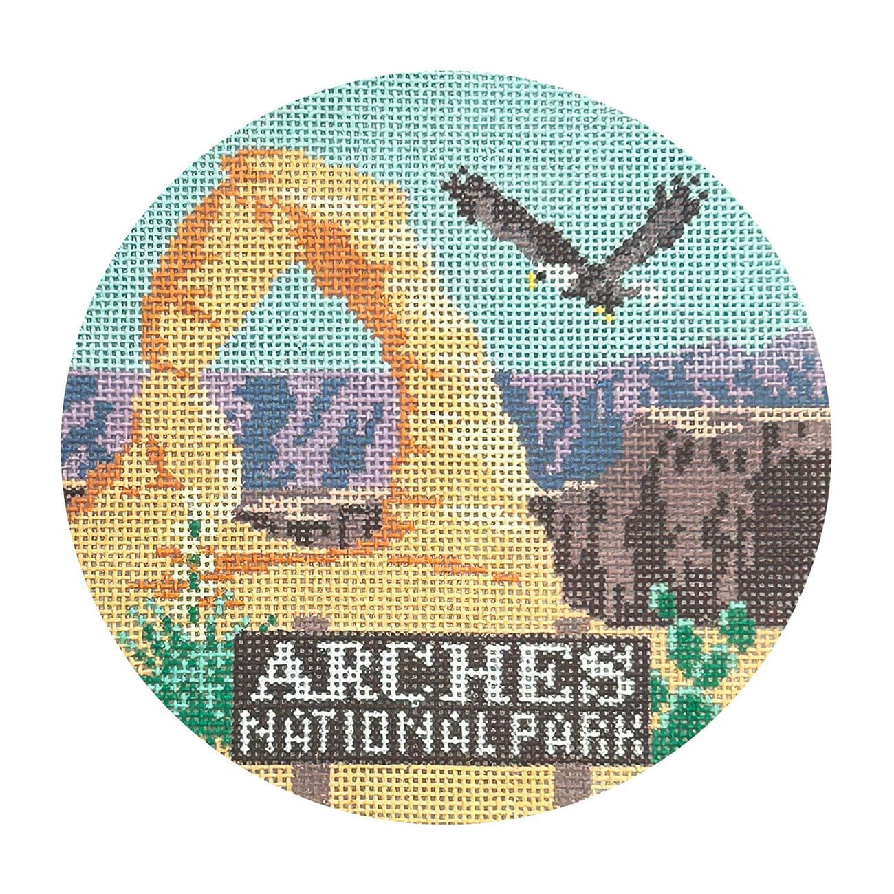 Explore America   Arches Painted Canvas Kirk & Bradley  - 1