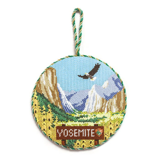 Explore America - Yosemite with Stitch Guide Painted Canvas Burnett & Bradley 