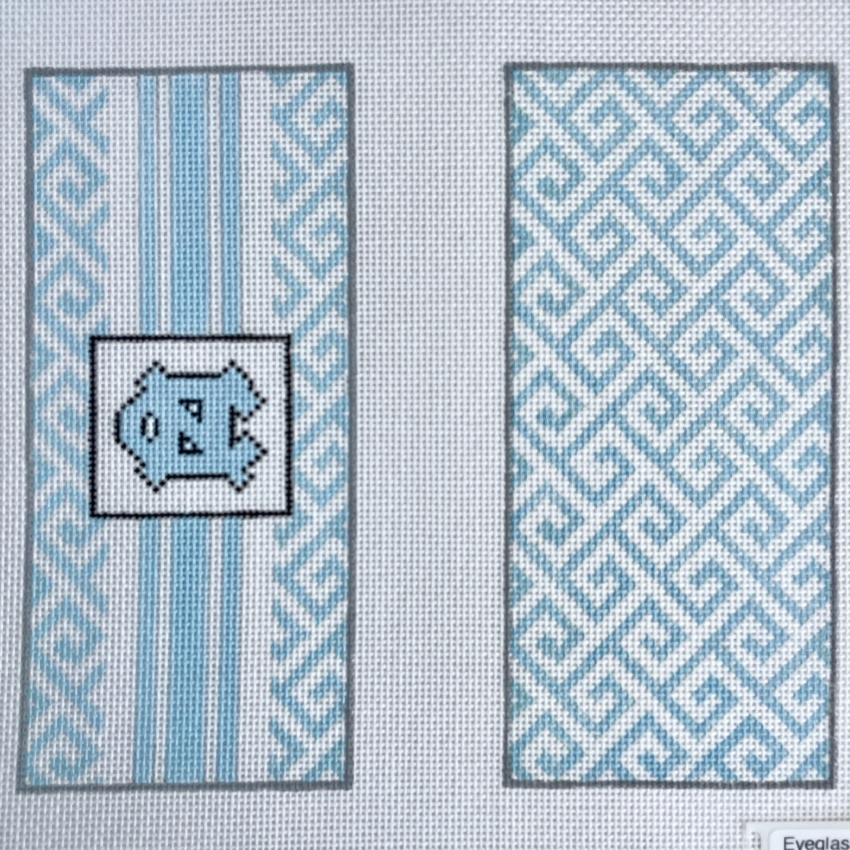Eyeglasses Case   UNC Painted Canvas Kristine Kingston  - 1