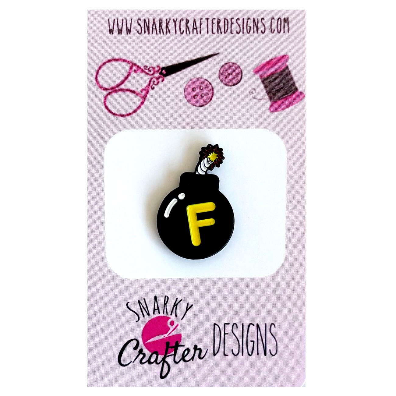 F Bomb Needleminder Accessories Snarky Crafter Designs  - 1