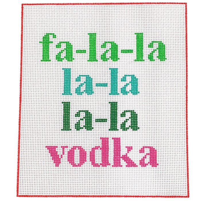 Fa La Vodka Painted Canvas Froopy Designs 