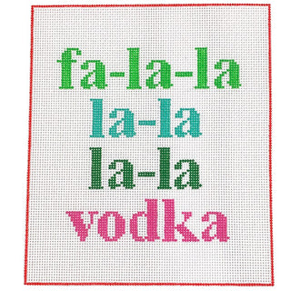 Fa La Vodka Painted Canvas Froopy Designs 
