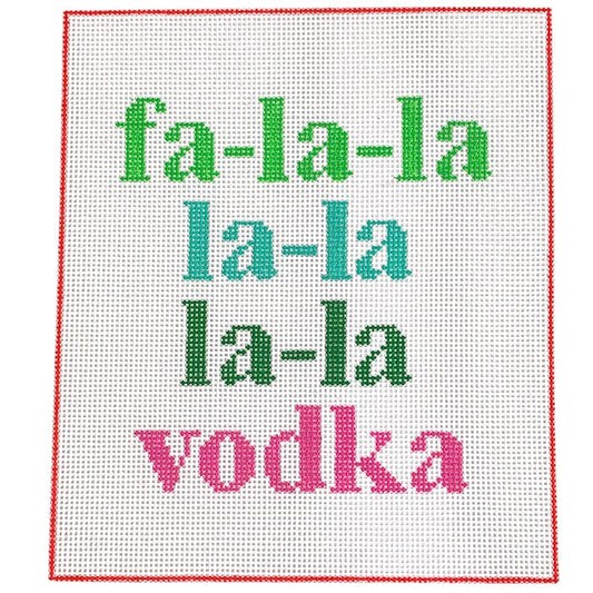 Fa La Vodka Painted Canvas Froopy Designs 