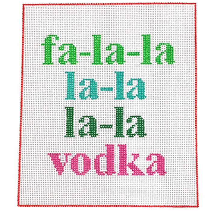 Fa La Vodka Painted Canvas Froopy Designs 
