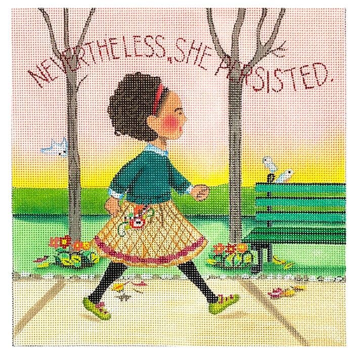 Fabulous Females: Nevertheless She Persisted Painted Canvas Painted Pony Designs 
