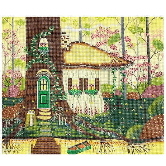Fairy House: Woodland Dream Home Painted Canvas Painted Pony Designs 