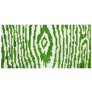 Faux Bois 3x6 Insert   Green Painted Canvas The Gingham Stitchery 
