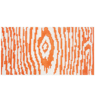 Faux Bois 3x6 Insert   Orange Painted Canvas The Gingham Stitchery 
