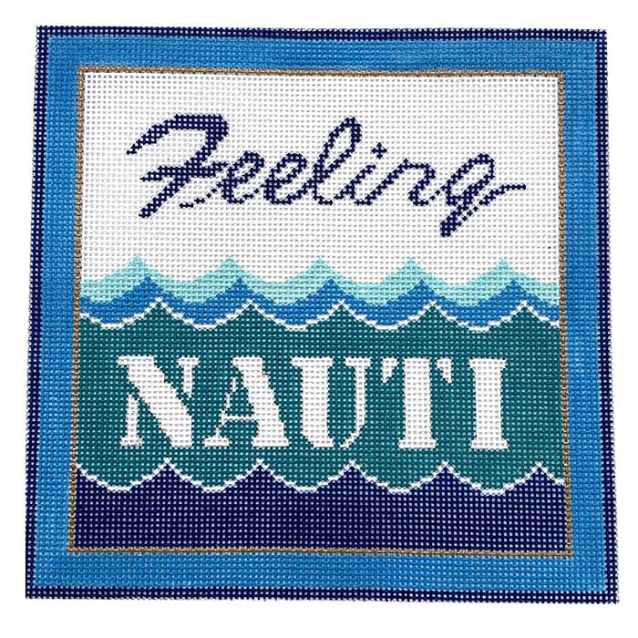 Feeling Nauti Painted Canvas Vallerie Needlepoint Gallery  - 1