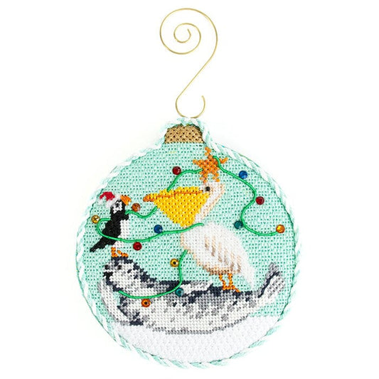 Festive Sea Friends Class - Charleston, SC Class Needlepoint.Com 