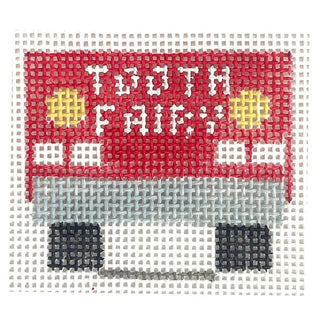Fireman Tooth Fairy Pillow Painted Canvas Kathy Schenkel Designs 
