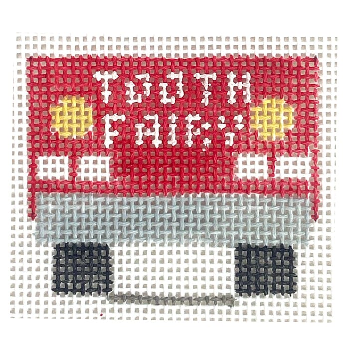 Fireman Tooth Fairy Pillow Painted Canvas Kathy Schenkel Designs 
