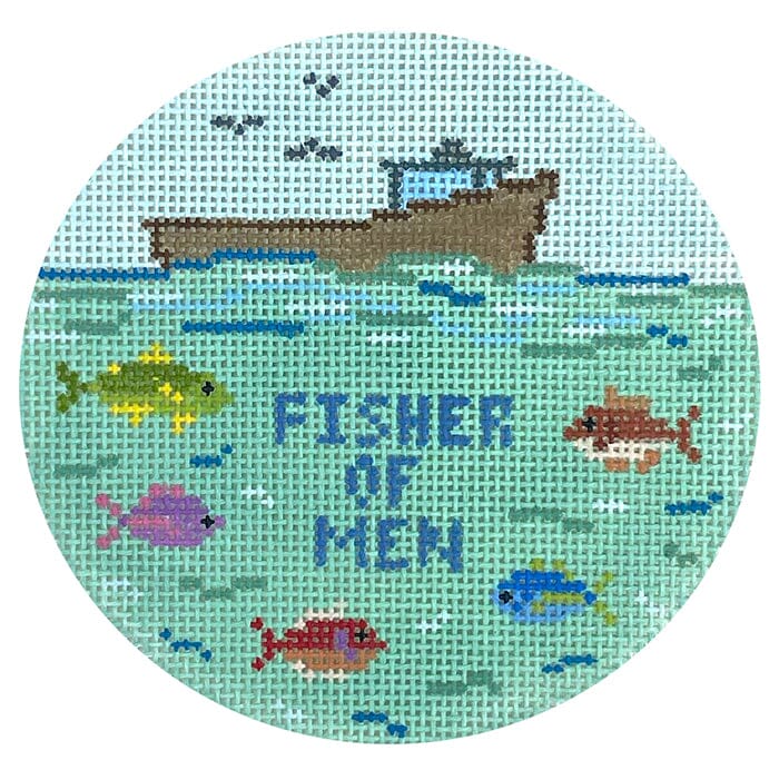 Fisher of Men Painted Canvas Atlantic Blue Canvas 
