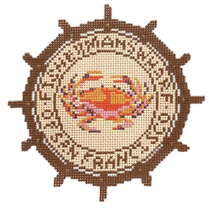 Fisherman's Wharf Painted Canvas Audrey Wu Designs 
