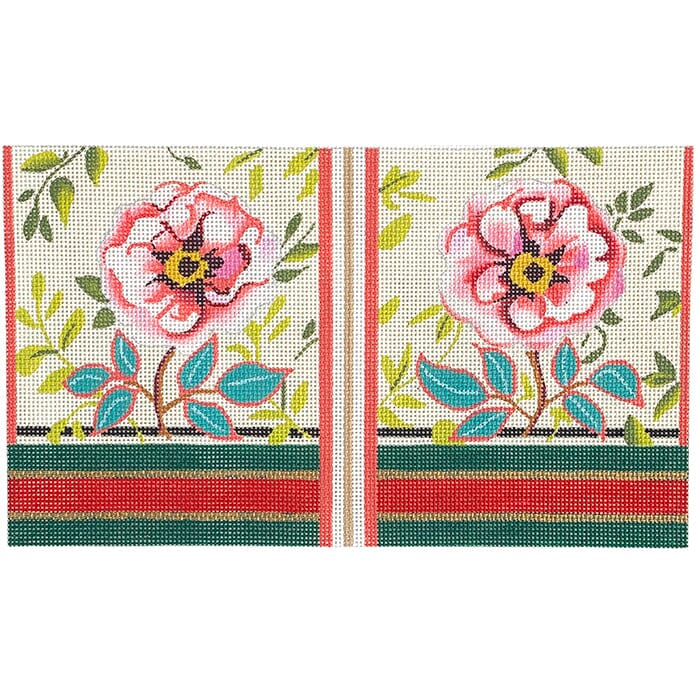 Floral Designer Clutch Painted Canvas Colors of Praise  - 1
