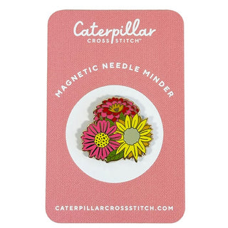 Flowers Enamel Needleminder Accessories Caterpillar Cross 
