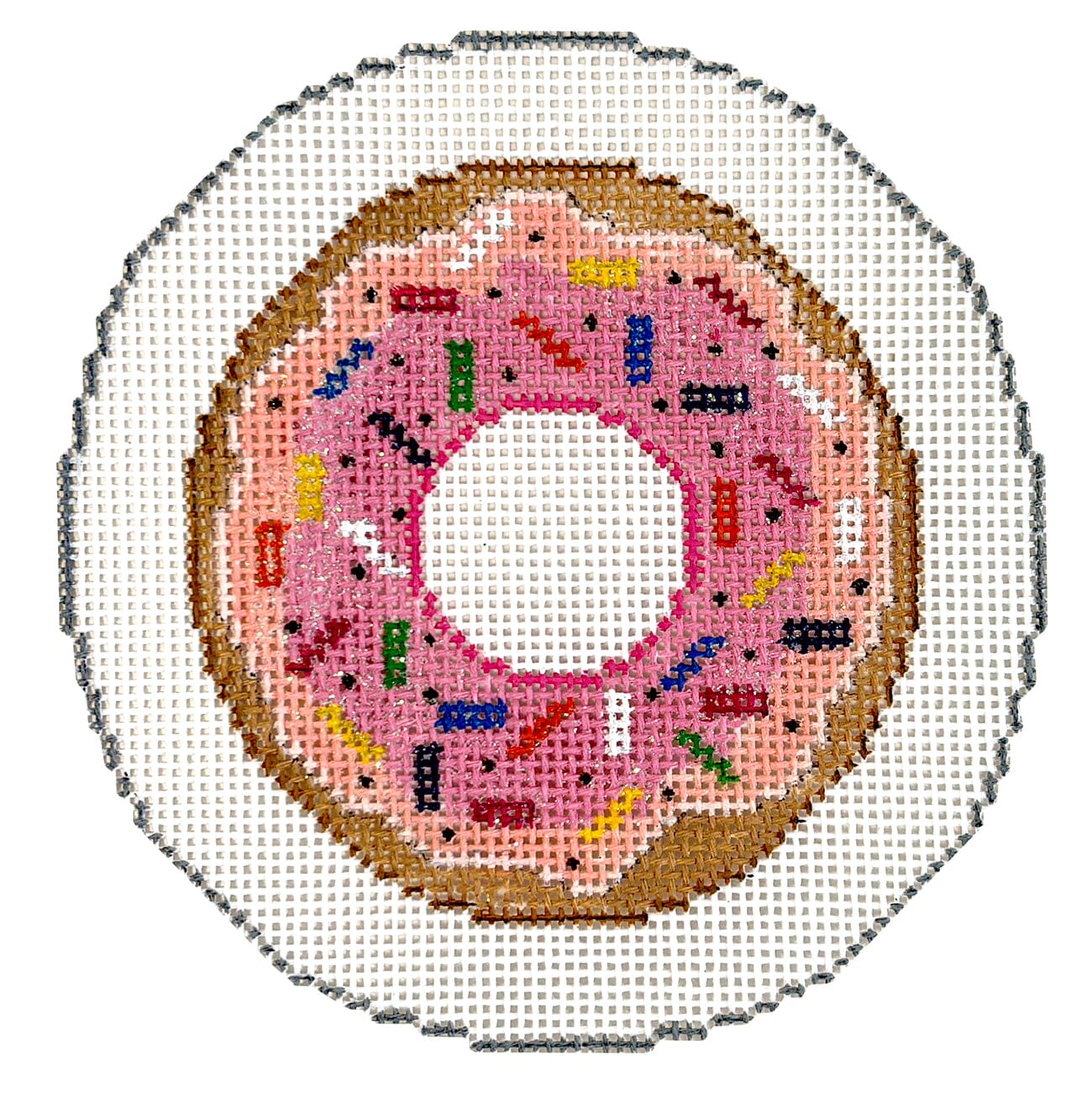 Food Truck Item   Donut Painted Canvas The Meredith Collection 
