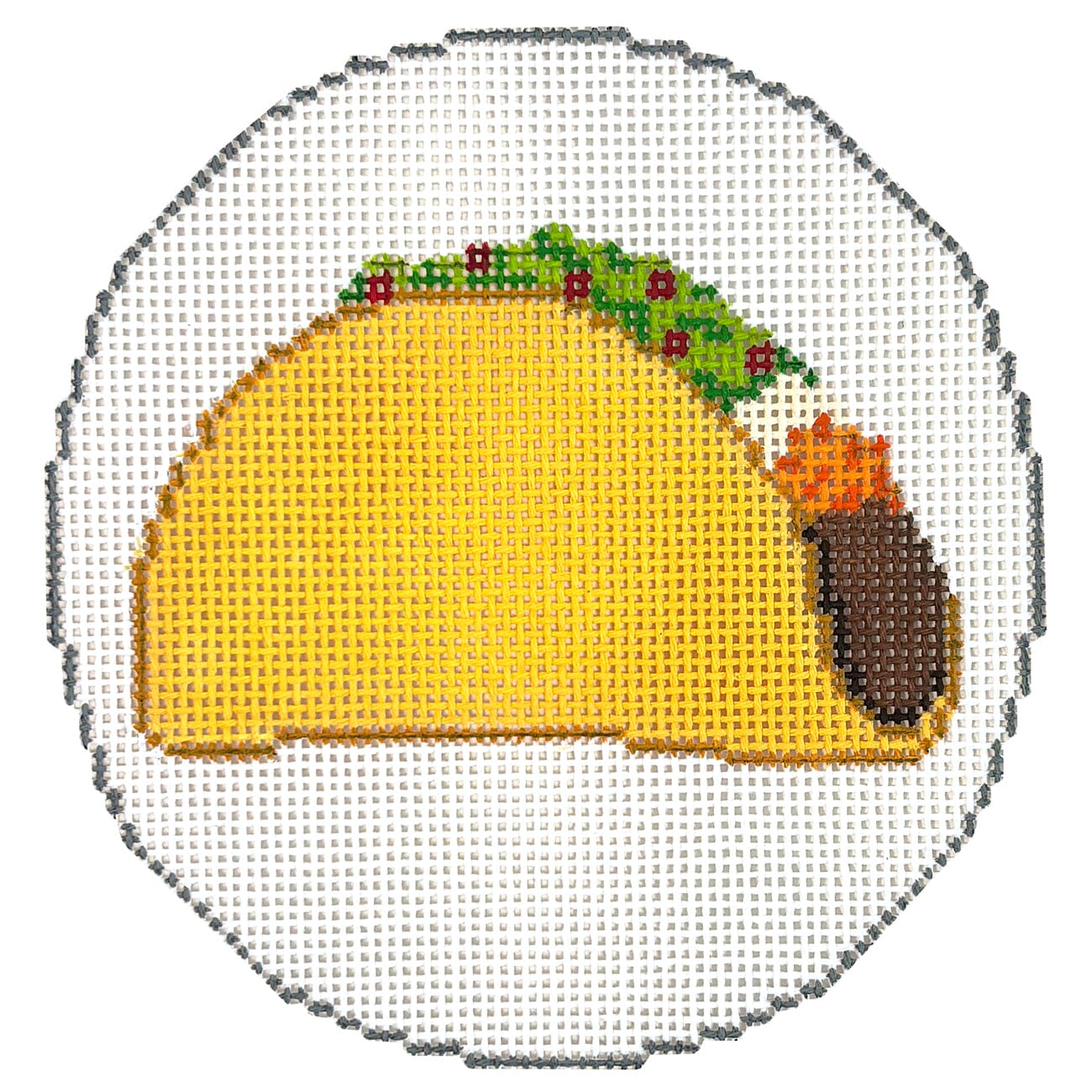 Food Truck Item   Taco Painted Canvas The Meredith Collection 
