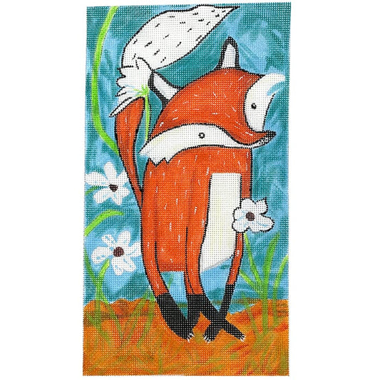 Fox Flower Painted Canvas Ewe & Eye 