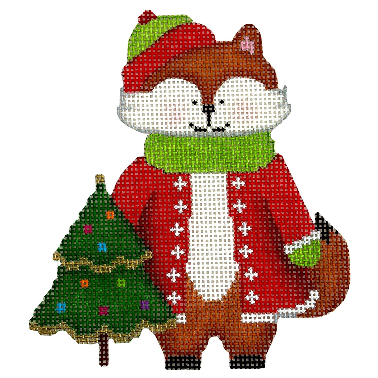 Frankie the Fox Printed Canvas Pepperberry Designs 
