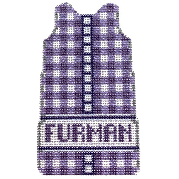 Furman Gingham Mini Shift Printed Canvas Two Sisters Needlepoint 