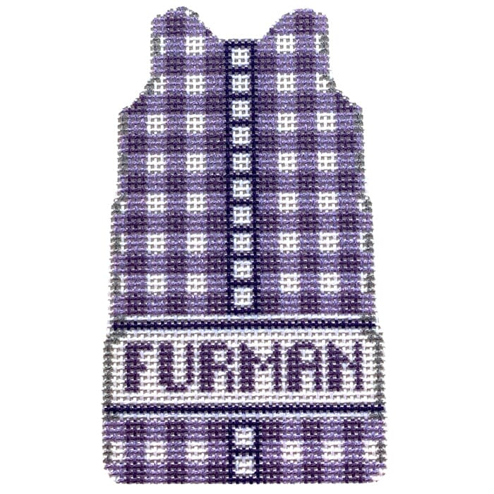 Furman Gingham Mini Shift Printed Canvas Two Sisters Needlepoint 
