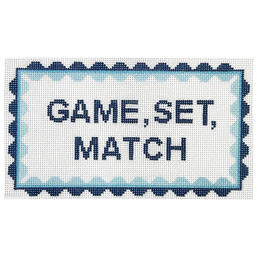 Game Set Match Painted Canvas Spruce Street Studio 