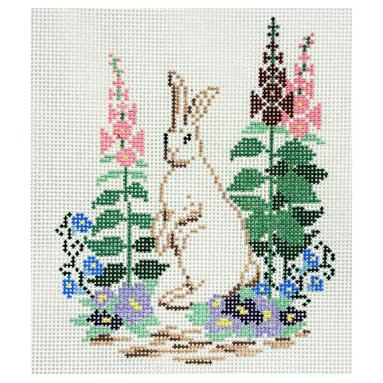 Garden Rabbit Painted Canvas The Meredith Collection  - 1