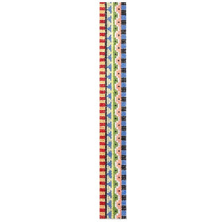 Geo Stripe, Key Fob Painted Canvas Susan Roberts Needlepoint Designs Inc. 
