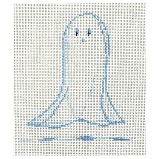 Ghost 3 - Boo & White Collection Painted Canvas The Plum Stitchery 