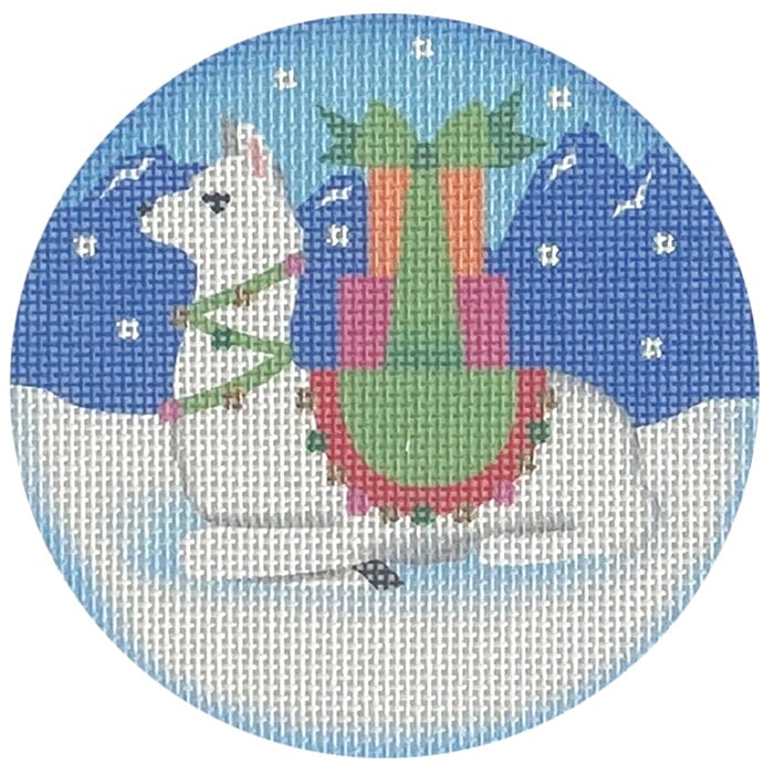 Gift Llama Printed Canvas Pepperberry Designs  - 1