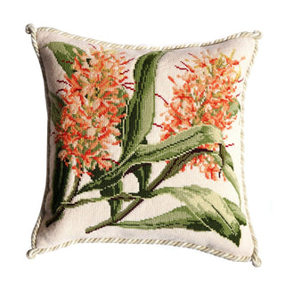 Ginger Lily Needlepoint Kit Kits Elizabeth Bradley Design Cream 
