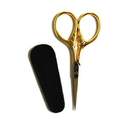 Gingher Lion's Tail 3.5" Scissors with Sheath Accessories Fleur de Paris 