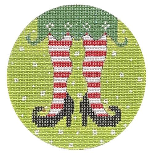 Girl Elf Feet Painted Canvas Alice Peterson Company 
