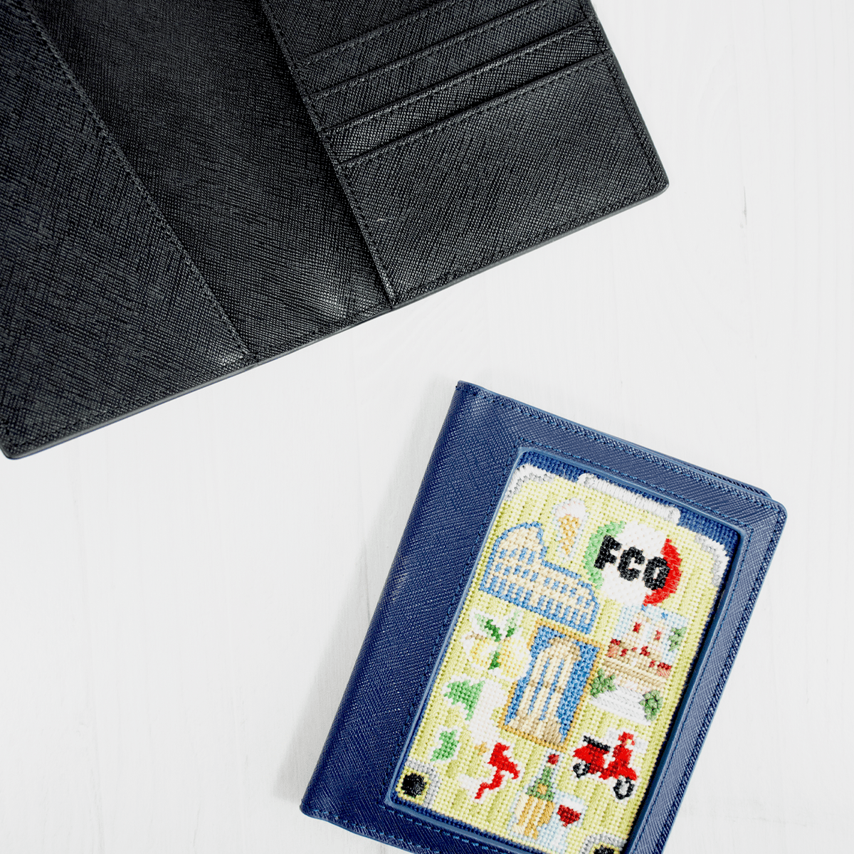Globe Trotter: Rome with Stitch Guide Printed Canvas Needlepoint To Go  - 4
