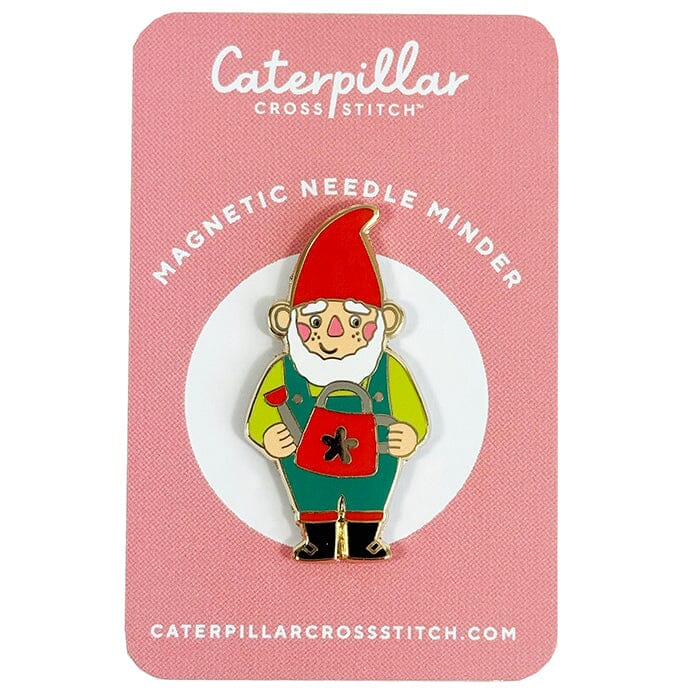 Gnome Enamel Needleminder Accessories Caterpillar Cross 