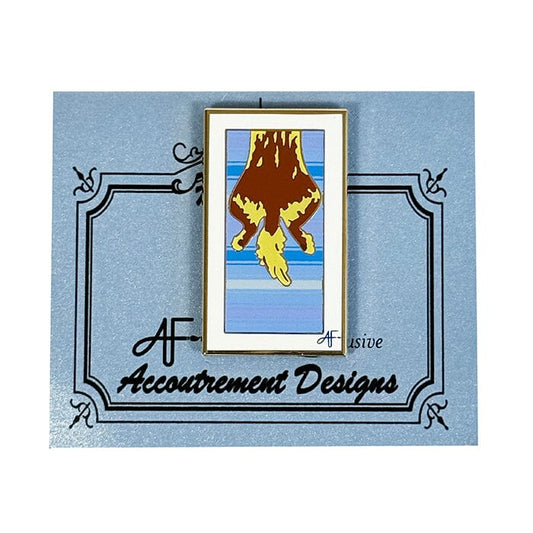 Golden Dog Sploot Needleminder Accessories Anne Fisher Needlepoint LLC 